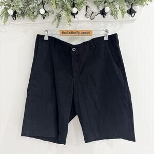 Men’s The Drive Clothing Black Chino Shorts Size 38 AS